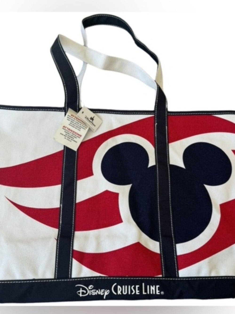 ISO...Disney Red White Navy Mickey Cruise Tote